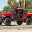 Load image into Gallery viewer, Rough Country Contoured Drop Steps | Jeep Gladiator JT 4WD (2020-2024) 90762 - Back View