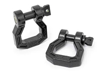 Load image into Gallery viewer, Rough Country D-Ring | Forged | Pair | Black RS118 - Main Product View