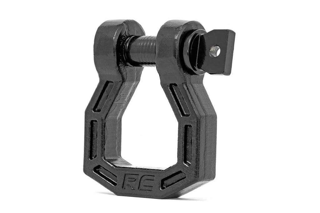 Rough Country D-Ring | Forged | Pair | Black RS118 - Detail View