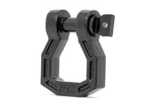 Load image into Gallery viewer, Rough Country D-Ring | Forged | Pair | Black RS118 - Detail View