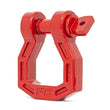 Load image into Gallery viewer, Rough Country D-Ring | Forged | Pair | Red RS119 - Detail View