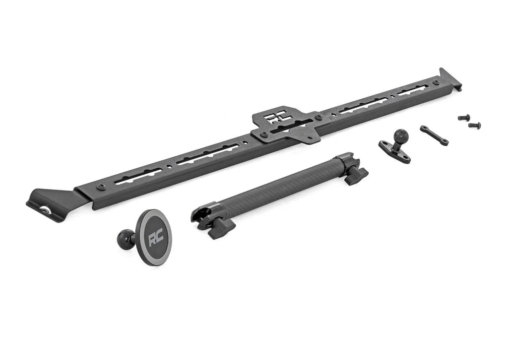 Rough Country Dash Mount | 10" Magnet Mount Kit | Ford Bronco 4WD (2021-2025) - Mounting View