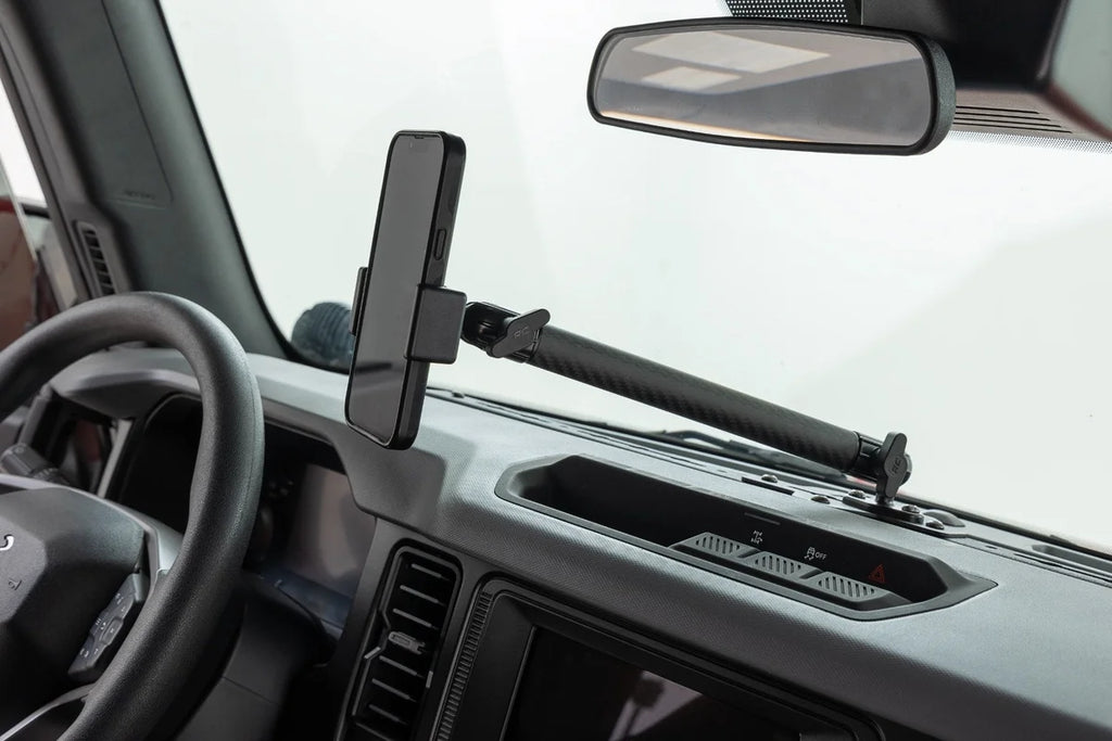 Rough Country Dash Mount | 8" Clamp Mount Kit | Ford Bronco 4WD (2021-2025) - Side View