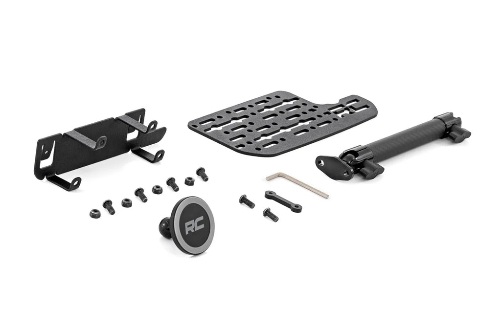 Rough Country Dash Mount | 8" Mag Safe Mount Kit | 8in Screen | Ram 1500 4WD (2019-2026) - Mounting View