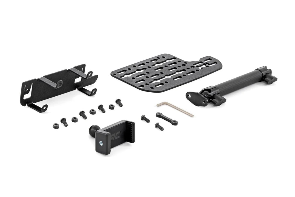 Rough Country Dash Mount | 8" Non-Mag Safe Mount Kit | 12in Screen | Ram 1500 4WD (2019-2024) - Mounting View
