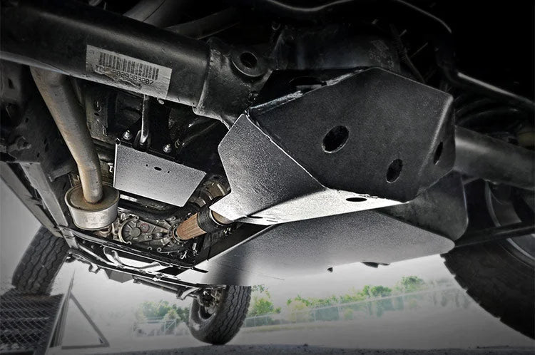 Rough Country Diff Skid Plate | Rear | Dana 44 | Jeep Wrangler JK/Wrangler Unlimited  (07-18) 799 - Rear View