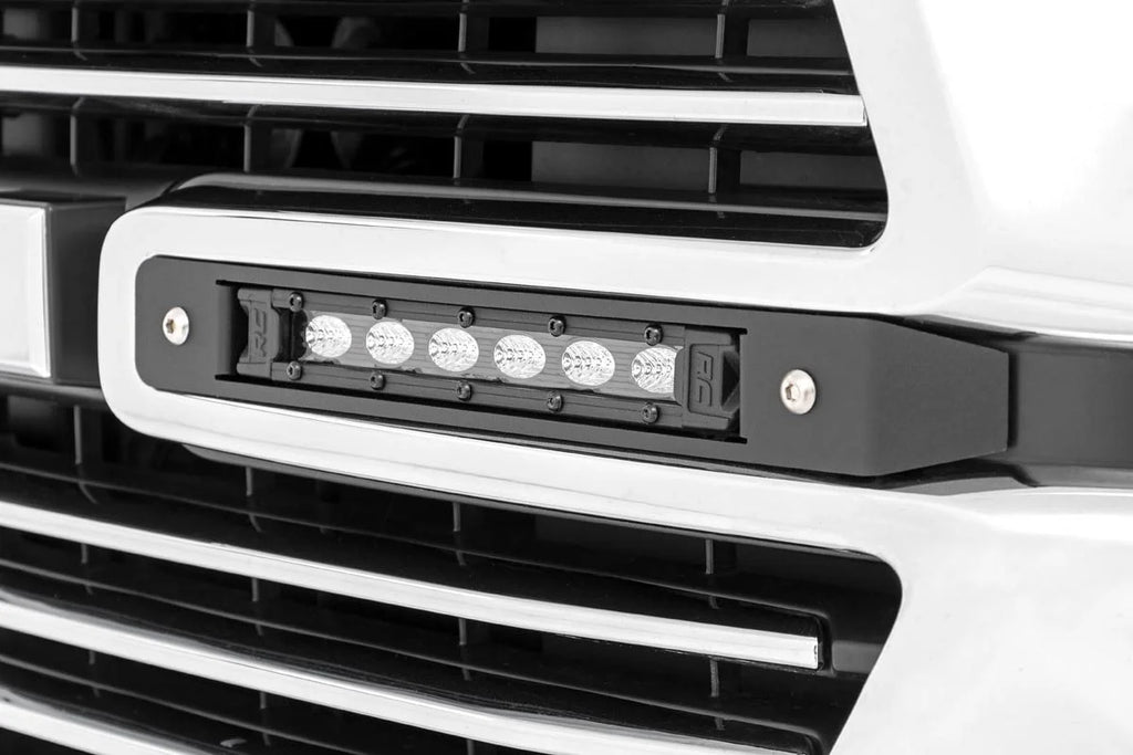 Rough Country Dual 6in LED Grille Kit | Black Slimline | Ram 1500 2WD/4WD (2019-2024) 70783 - Back View