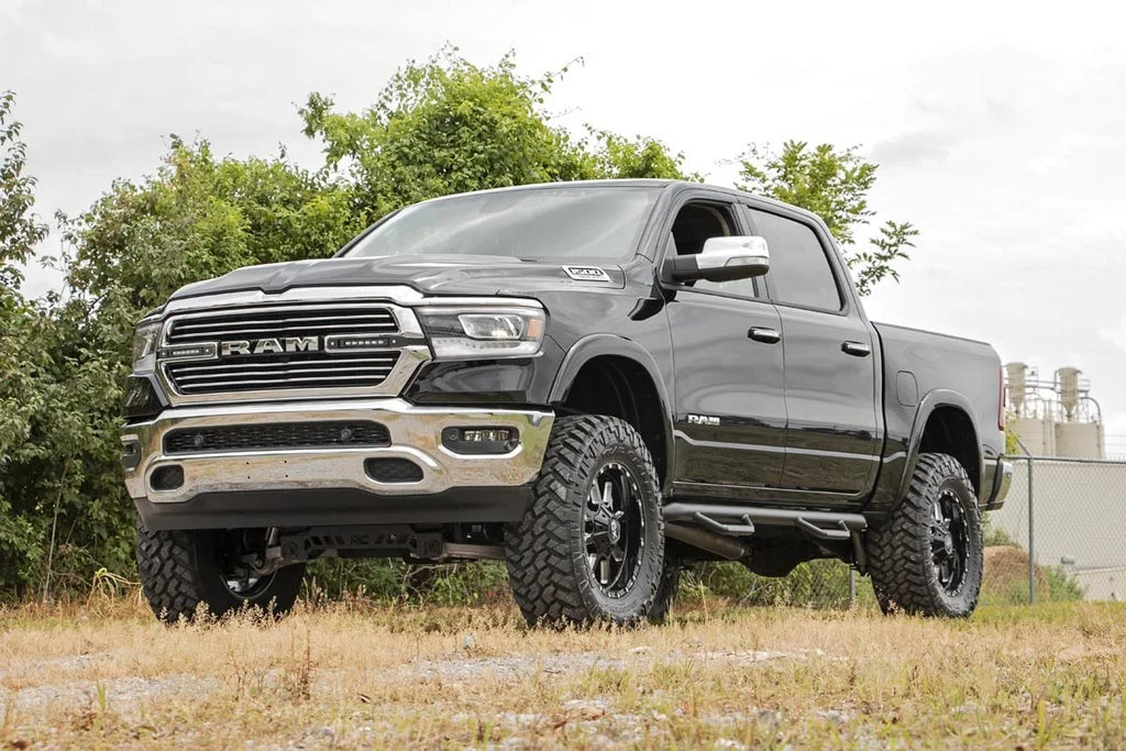 Rough Country Dual 6in LED Grille Kit | Black Slimline | Ram 1500 2WD/4WD (2019-2024) 70783 - Installation View