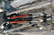 Load image into Gallery viewer, Rough Country Dual Steering Stabilizer | 4-6.5 Inch Lift | Jeep Wrangler YJ 4WD (1987-1995) 87307 - Installation View