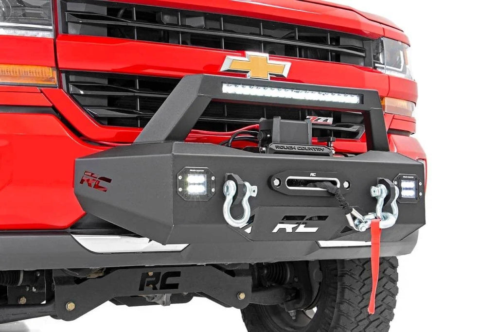 Rough Country EXO Winch Mount Kit | Chevy Silverado 1500 2WD/4WD (2007-2018 & Classic) 10761 - Main Product View