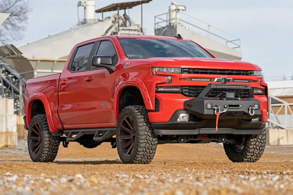 Rough Country EXO Winch Mount Kit | Chevy Silverado 1500 2WD/4WD (2019-2022) 10765 - Side View