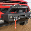 Load image into Gallery viewer, Rough Country EXO Winch Mount Kit | Chevy Silverado 1500 2WD/4WD (2019-2022) 10765 - Back View