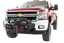 Load image into Gallery viewer, Rough Country EXO Winch Mount Kit | Chevy Silverado 2500 HD/3500 HD 2WD/4WD (2011-2019) 10764 - Installation View
