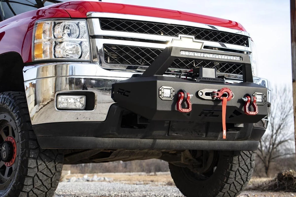 Rough Country EXO Winch Mount Kit | Chevy Silverado 2500 HD/3500 HD 2WD/4WD (2011-2019) 10764 - Additional View 6