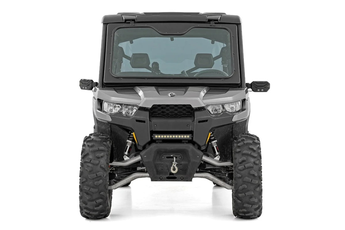 Rough Country Electric Tilt Windshield | Glass | Can-Am Defender HD 8/HD 9/HD 10 - Installation View