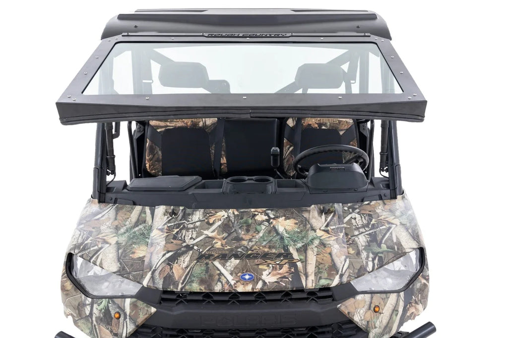 Rough Country Electric Tilt Windshield | Glass | Polaris Ranger 1000/Ranger XP 1000 98317221 - Back View