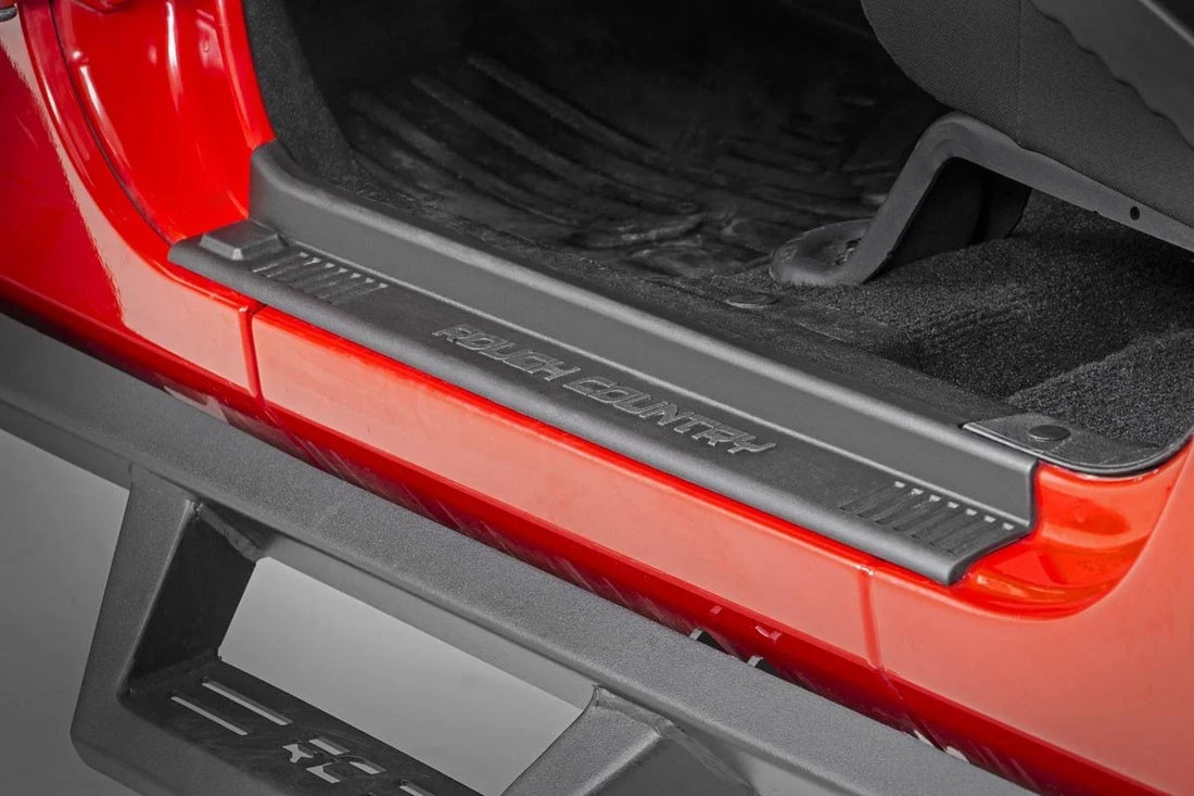 Rough Country Entry Guards | Front and Rear | Jeep Wrangler JK/Wrangler Unlimited  (07-18) 10568 - Additional View 5