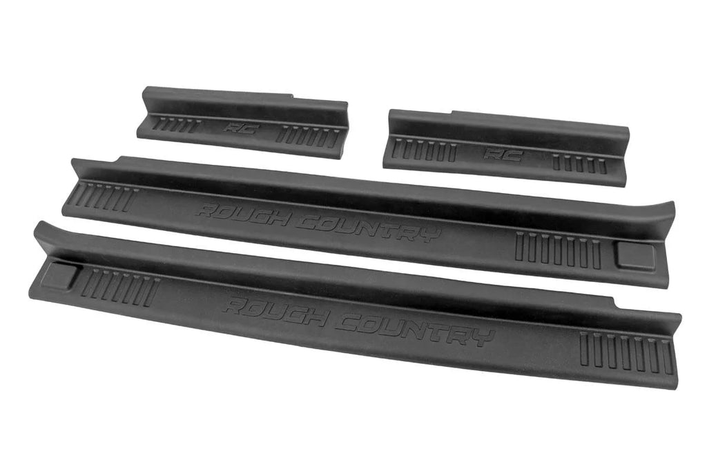 Rough Country Entry Guards | Front and Rear | Jeep Wrangler Unlimited 2WD/4WD (2007-2018) 10567 - Main Product View