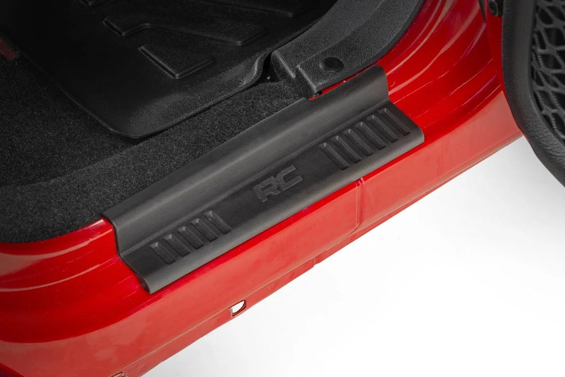 Rough Country Entry Guards | Front and Rear | Jeep Wrangler Unlimited 2WD/4WD (2007-2018) 10567 - Back View