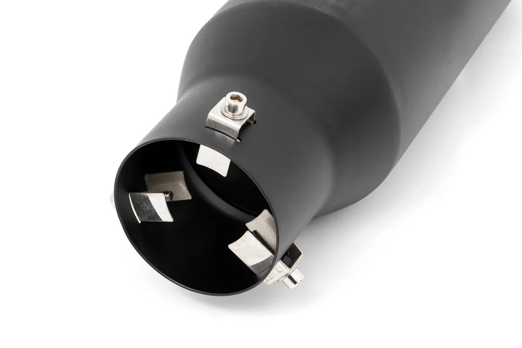 Rough Country Exhaust Tip | Black | RC Logo | 2.5-3 Inch Pipe 96004 - Detail View