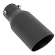 Load image into Gallery viewer, Rough Country Exhaust Tip | Black | RC Logo | 2.5-3.125 Inch Pipe 96004A - Side View