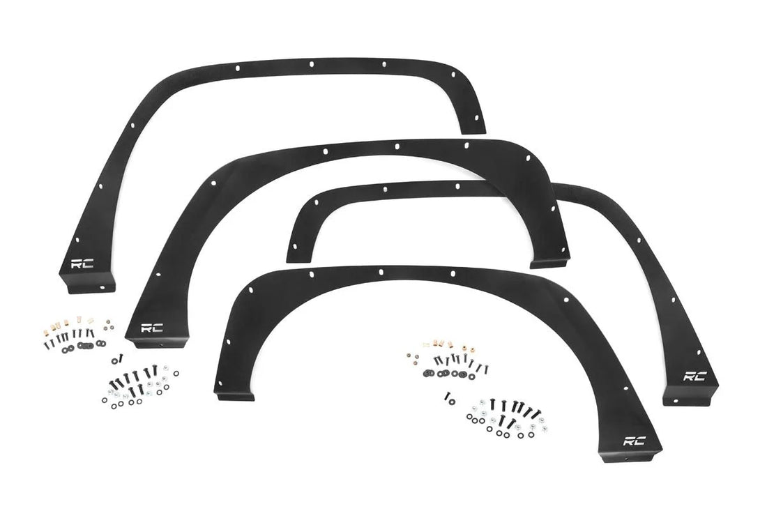 Rough Country Fender Delete Kit | FR & RR | Jeep Wrangler JK/Wrangler Unlimited  (2007-2018) 10538 - Front View