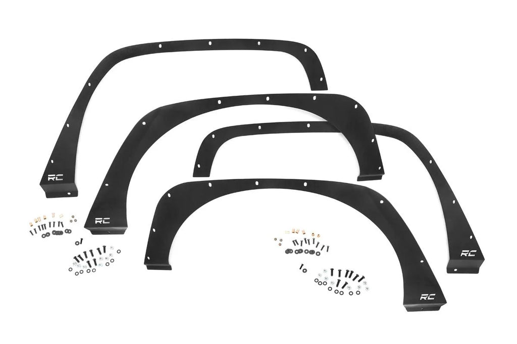 Rough Country Fender Delete Kit | FR & RR | Jeep Wrangler JK/Wrangler Unlimited  (2007-2018) 10538 - Front View