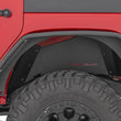 Load image into Gallery viewer, Rough Country Fender Flare | Steel | FR &amp; RR | Jeep Wrangler JK/Wrangler Unlimited  (07-18) 10533 - Back View