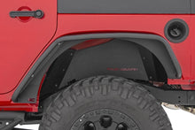 Load image into Gallery viewer, Rough Country Fender Flare | Steel | FR &amp; RR | Jeep Wrangler JK/Wrangler Unlimited  (07-18) 10533 - Back View