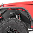 Load image into Gallery viewer, Rough Country Fender Flare | Steel | Front | Jeep Wrangler JK/Wrangler Unlimited  (07-18) 10531 - Side View