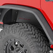 Load image into Gallery viewer, Rough Country Fender Flare | Steel | Rear | Jeep Wrangler JK/Wrangler Unlimited  (2007-2018) 10532 - Main Product View