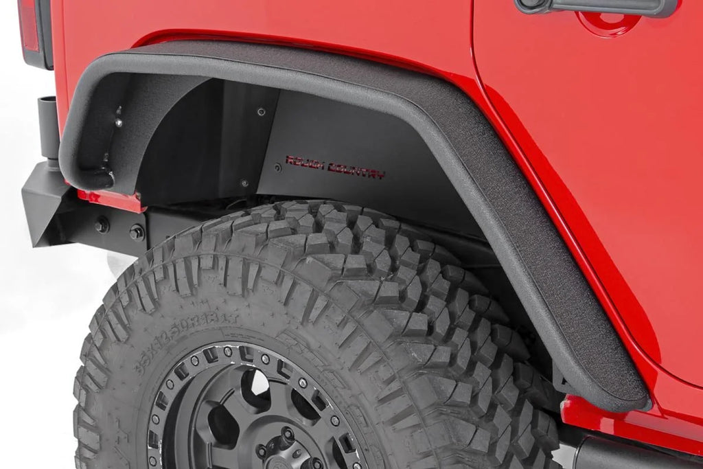 Rough Country Fender Flare | Steel | Rear | Jeep Wrangler JK/Wrangler Unlimited  (2007-2018) 10532 - Main Product View