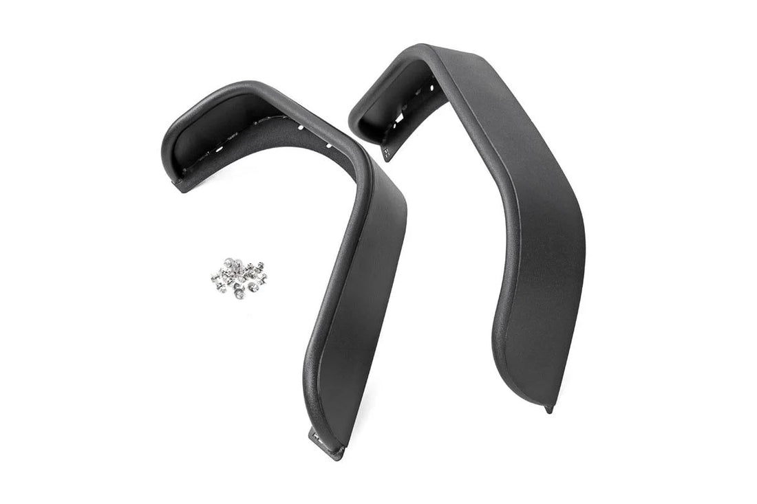 Rough Country Fender Flare | Steel | Rear | Jeep Wrangler JK/Wrangler Unlimited  (2007-2018) 10532 - Rear View