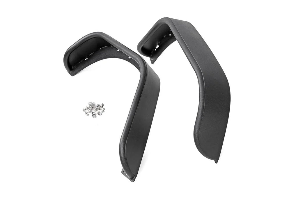 Rough Country Fender Flare | Steel | Rear | Jeep Wrangler JK/Wrangler Unlimited  (2007-2018) 10532 - Rear View