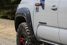 Load image into Gallery viewer, Rough Country Fender Flares | Defender | 218 Midnight Black Metallic | Toyota Tacoma (16-23) A-T11621-218 - Additional View 6