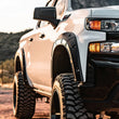Load image into Gallery viewer, Rough Country Fender Flares | Defender | Chevy Silverado 1500 2WD/4WD (2019-2024) A-C12211 - Side View