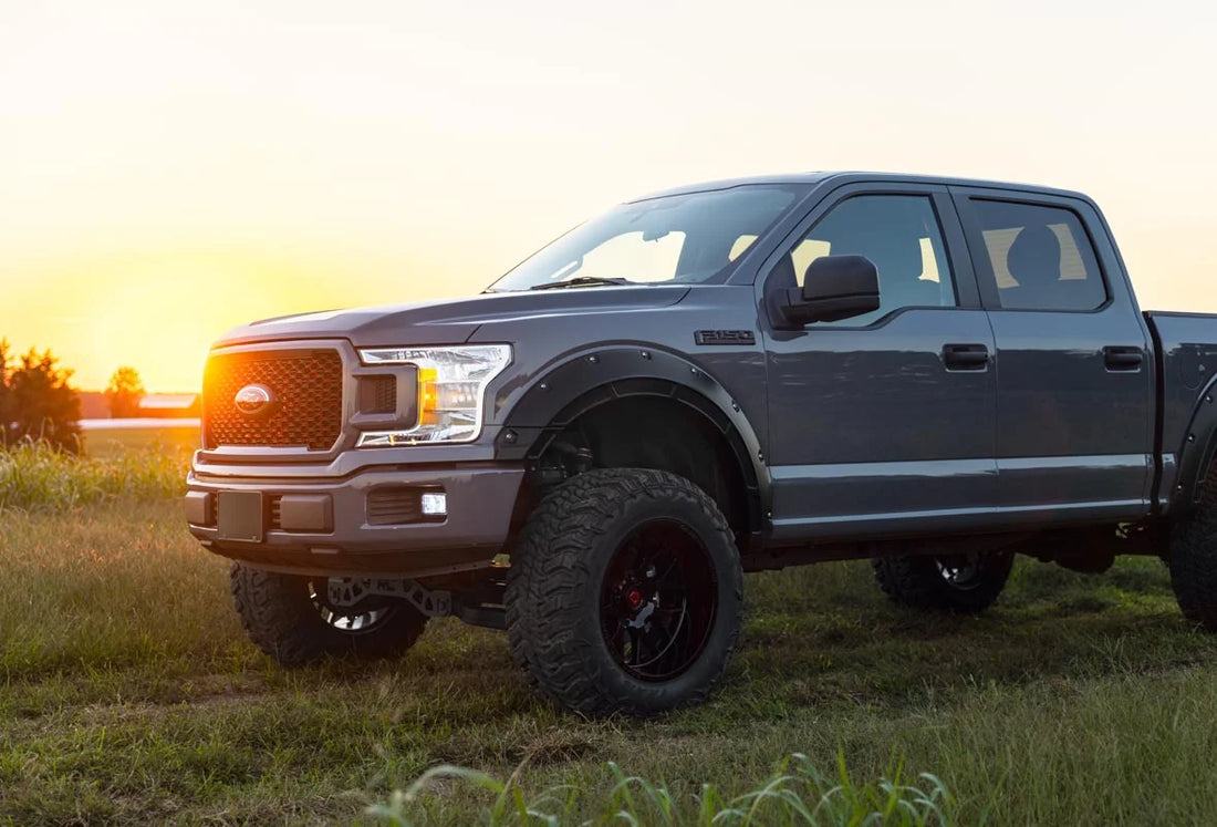 Rough Country Fender Flares | Defender | Ford F-150 2WD/4WD (2015-2020) A-F11811 - Back View