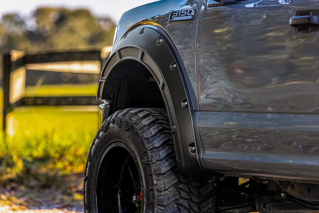 Rough Country Fender Flares | Defender | Ford F-150 2WD/4WD (2015-2020) A-F11811 - Installation View