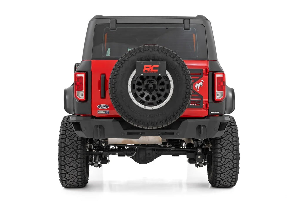 Rough Country Fender Flares | JS Iconic Siver | Ford Bronco 4WD (2021-2025) O-F12124-JS - Installation View