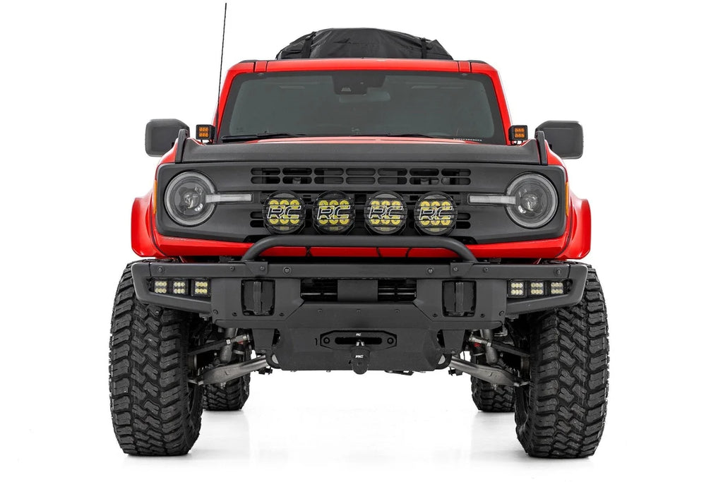 Rough Country Fender Flares | PQ Race Red | Ford Bronco 4WD (2021-2025) O-F12124-PQ - Installation View