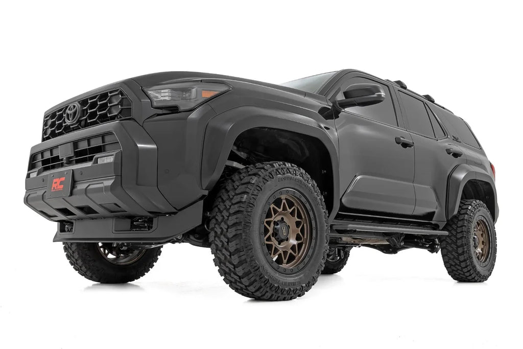 Rough Country Fender Flares | Sport | 8X0 Heritage Blue | Toyota 4Runner 2WD/4WD (2025) S-T12511-8X0 - Installation View