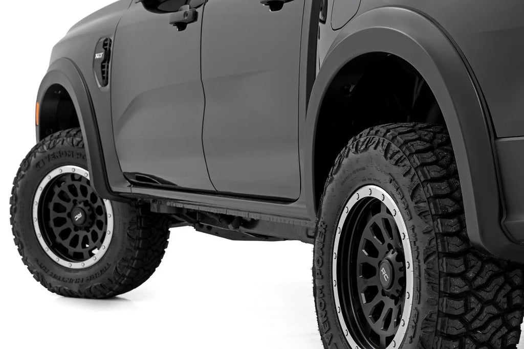 Rough Country Fender Flares | Sport | G1 Absolute Black | Ford Ranger 2WD/4WD (2024-2025) - Main Product View