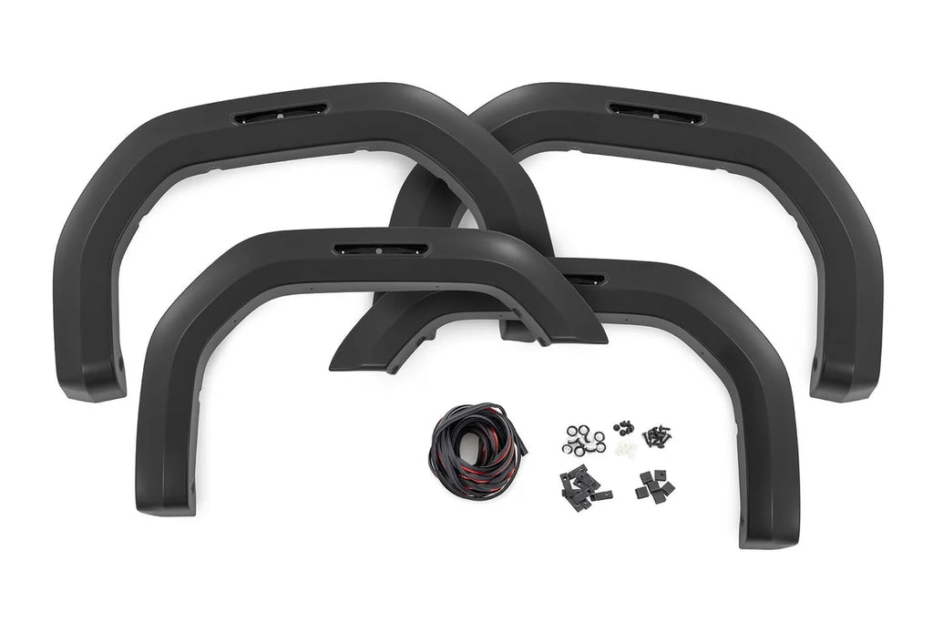 Rough Country Fender Flares | Sport | GMC Sierra 2500 HD/Sierra 3500 HD 2WD/4WD (2020-2026) - Side View