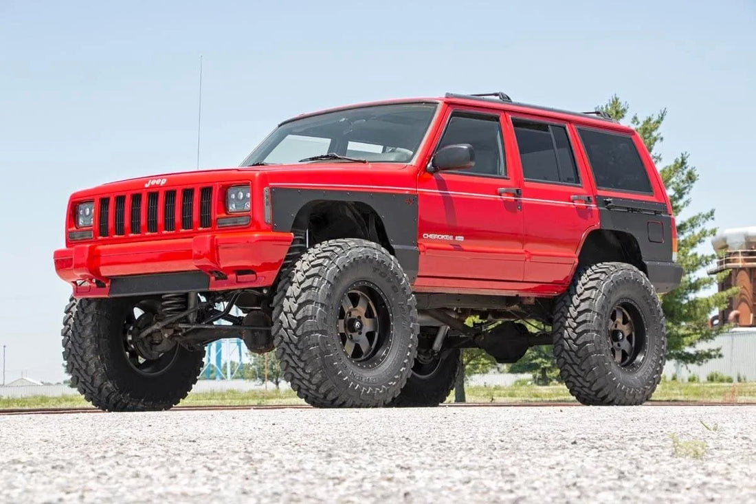 Rough Country Fender & Quarter Panel Armor | Front | Combo | Jeep Cherokee XJ (84-96) 10577 - Additional View 5
