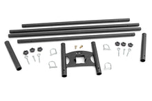 Load image into Gallery viewer, Rough Country Flag Pole Holder | Dual | 2 Inch Hitch | w/ Flag Poles 117504 - Main Product View