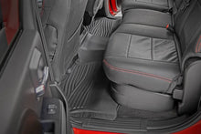 Load image into Gallery viewer, Rough Country Flex-Fit Floor Mats | FR &amp; RR | FR Bucket | Crew | Chevy/GMC 1500/2500HD/3500HD 2WD/4WD - Back View