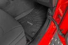 Load image into Gallery viewer, Rough Country Flex-Fit Floor Mats | FR &amp; RR | RR Lockable | Jeep Gladiator JT 4WD (20-25) - Installation View