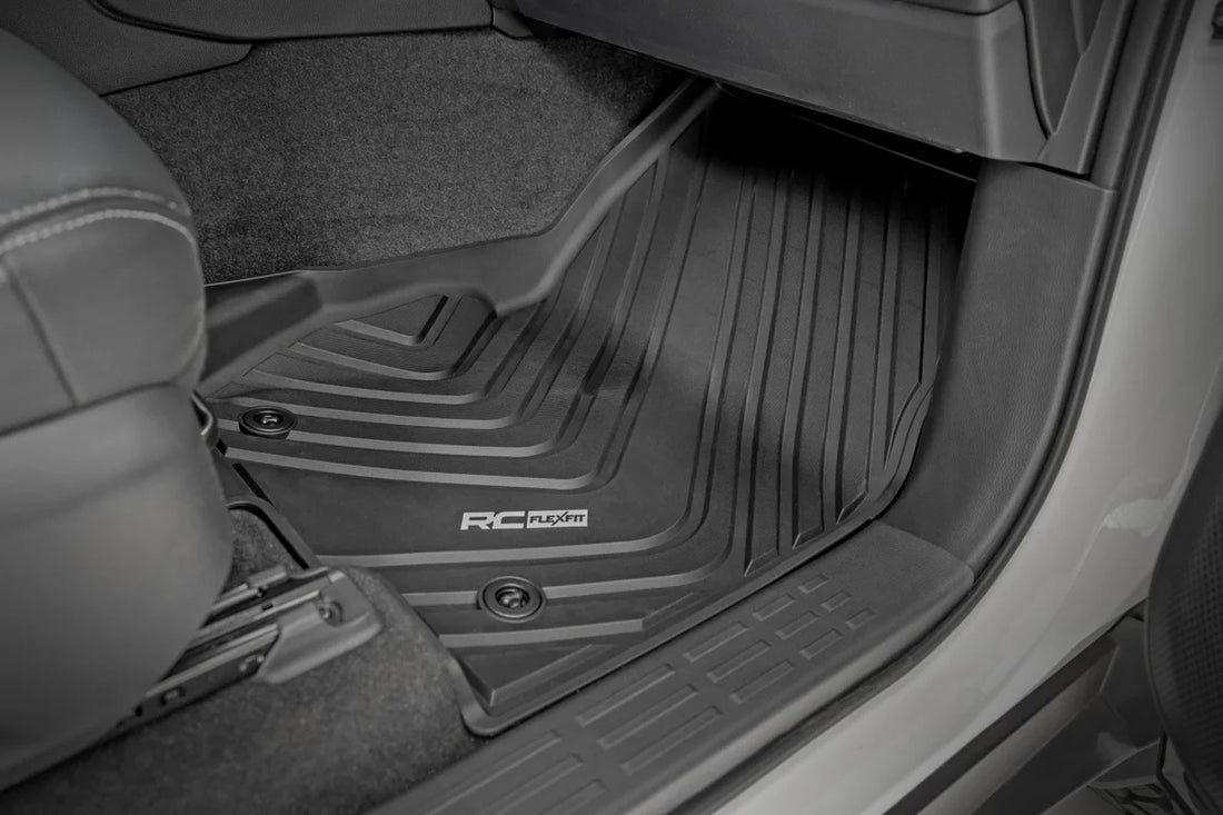 Rough Country Flex-Fit Floor Mats | FR & RR | Toyota Land Cruiser 4WD (2024-2025) - Back View