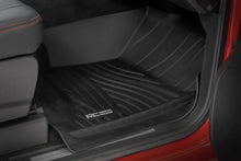Load image into Gallery viewer, Rough Country Flex-Fit Floor Mats | Front | Chevy/GMC 1500/2500HD/3500HD (14-19 &amp; Classic) - Back View