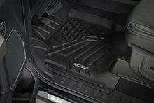 Load image into Gallery viewer, Rough Country Flex-Fit Floor Mats | Front | Ford F-250/F-350 Super Duty 2WD/4WD (2017-2026) - Side View